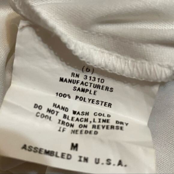 Off the shoulder sheer overlay ruffle blouse size M - Picture 5 of 6